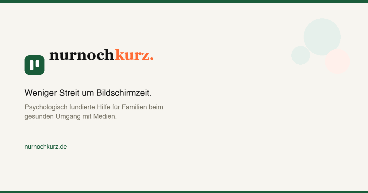 nurnochkurz