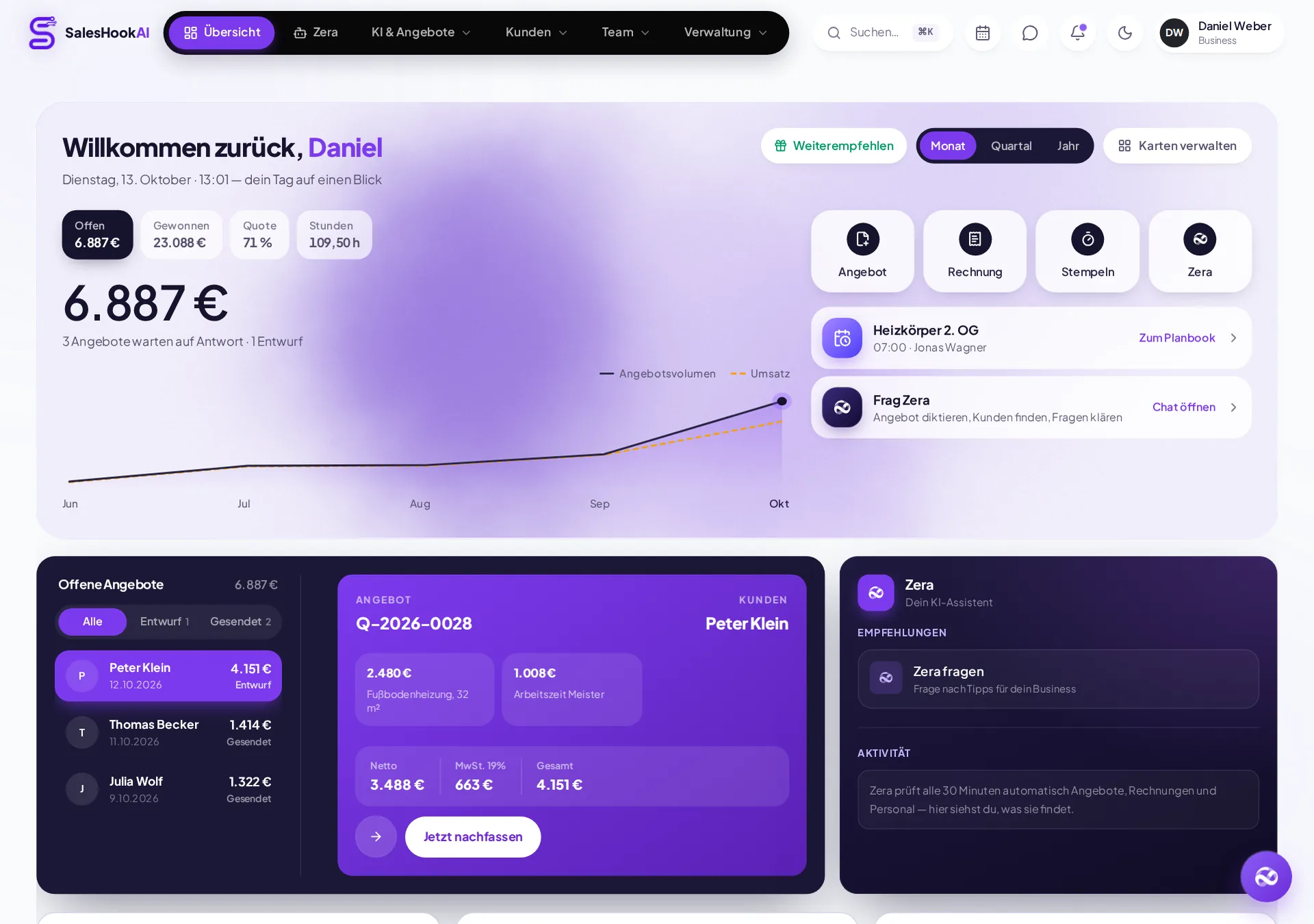 SalesHookAI screenshot 1