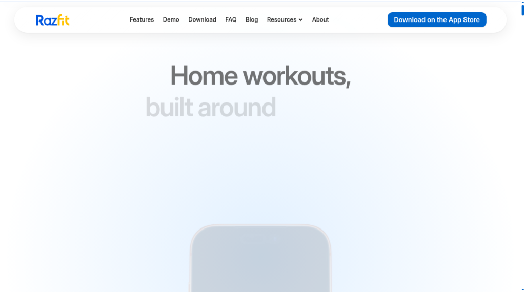 RazFit screenshot 1